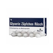ROSCH glicerino žvakutės, 10 vnt. x 1 g
