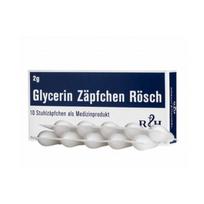 ROSCH glicerino žvakutės, 10 vnt. x 2 g