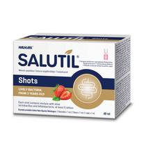 bakterijos - SALUTIL maisto papildas SHOTS, 7 vnt. 7 ml - 1 nuotrauka