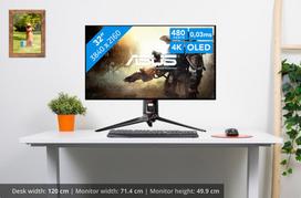 32 4k - Asus ROG Swift PG32UCDP 32" OLED Juodas (Black) 4K 240Hz - 6 nuotrauka