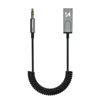 aux bluetooth - Wozinsky WTODB Bluetooth 5.3 garso adapteris / AUX garso imtuvas Juodas (Black) - 2 nuotrauka
