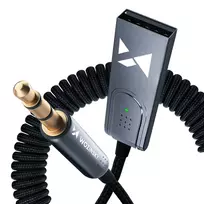 aux bluetooth - Wozinsky WTODB Bluetooth 5.3 garso adapteris / AUX garso imtuvas Juodas (Black) - 3 nuotrauka