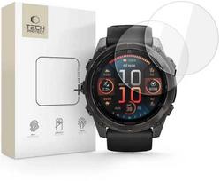 apsauginis garmin fenix stiklas - Tech-Protect "Glass Fit+" Apsauginis stiklas 2 vnt. Garmin Fenix 8 (51 mm) Skaidrus (Clear) - 2 nuotrauka