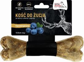 Skanėstas šunims Syta Micha Deer Skin Bone and Berries, elnio oda, 0.042 kg