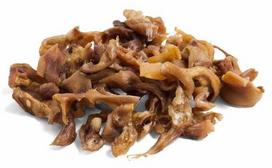 Skanėstas šunims Laikas Gardums Dried Pork Ear Strips, kiauliena, 0.1 kg