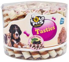 Skanėstas šunims Lolo Pets Classic Tasties Fruits Straws, 60 vnt.