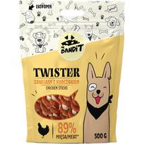 Skanėstas šunims Mr. Bandit Twister Chicken Sticks, vištiena, 0.5 kg