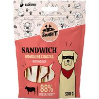 Skanėstas šunims Mr. Bandit Sandwich Beef&Duck, jautiena/antiena, 0.5 kg