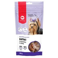 Skanėstas šunims Maced York Sushi, žuvis/antiena, 0.06 kg