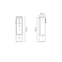 termometras maistui - Baseus SafeJourney Pro (pilkas) - 6 nuotrauka