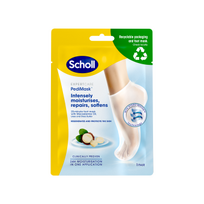 scholl - SCHOLL pėdų kaukė sausai odai su makadamijų aliejumi, 1 pora - 1 nuotrauka