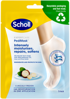 scholl - SCHOLL pėdų kaukė sausai odai su makadamijų aliejumi, 1 pora - 2 nuotrauka