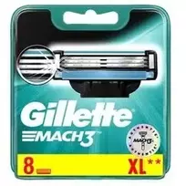 gillette mach3 -  GILLETTE skustuvo galvutės MACH 3, 5 vnt. - 1 nuotrauka