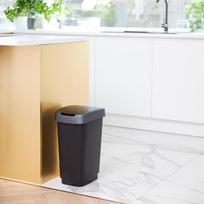 senukai siuksliadeze - ŠIUKŠLIADĖŽĖ; 10 l; 1754308850; PILKA, JUODA - 5 nuotrauka