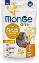 Skanėstas katėms Monge Gift Fussy, kiauliena/sūris, 0.06 kg