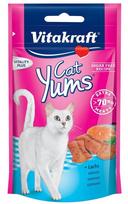 vitakraft kaciu skanestas - Skanėstas katėms Vitakraft Cat Yums, lašiša, 0.04 kg - 1 nuotrauka