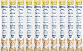 Skanėstas katėms Gimcat Sticks, lašiša/upėtakis, 10 vnt.