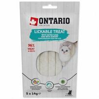 Skanėstas katėms Ontario Lickable Treats Tuna With Shrimp, tunas, 0.014 kg, 5 vnt.