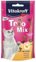 vitakraft kaciu skanestas - Skanėstas katėms Vitakraft Trio Mix, paukštiena, 0.060 kg - 1 nuotrauka