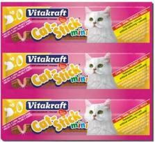 Skanėstas katėms Vitakraft Cat Stick mini, kepenėlės/paukštiena, 0.018 kg, 3 vnt.