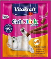 vitakraft cat stick - Skanėstas katėms Vitakraft Cat Stick mini, ėriena/kalakutiena, 0.054 kg, 3 vnt. - 2 nuotrauka