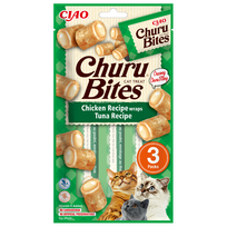 10 30g - Skanėstas katėms Inaba Churu Cat Tuna with chicken, vištiena/tunas, 0.03 kg, 3 vnt. - 3 nuotrauka