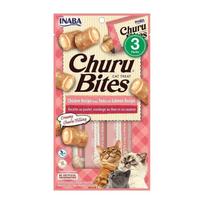10 30g - Skanėstas katėms Inaba Churu Cat Bites Tuna With Salmon, vištiena/lašiša/tunas, 0.01 kg, 3 vnt. - 3 nuotrauka