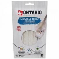 menke - Skanėstas katėms Ontario Lickable Treats Tuna With Codfish, tunas, 0.014 kg, 5 vnt. - 2 nuotrauka
