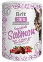 salmon brit care - Skanėstas katėms Brit Care Superfruits Adult, lašiša, 0.1 kg - 3 nuotrauka