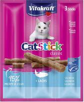 upetakis kg - Skanėstas katėms Vitakraft Stick Classic, lašiša/upėtakis, 0.054 kg, 3 vnt. - 3 nuotrauka