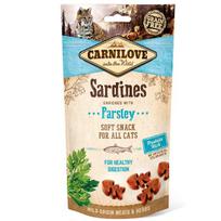 carnilove katems - Skanėstas katėms Carnilove Snack Fresh Soft Sardine Parsley, 0.05 kg - 7 nuotrauka