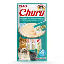 churu inaba - Skanėstas katėms Inaba Churu Chicken & Crab, vištiena, 0.056 kg, 4 vnt. - 2 nuotrauka