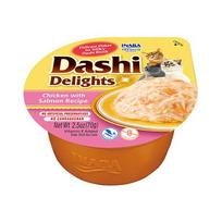 delight - Šlapias kačių maistas Inaba Dashi, vištiena/lašiša, 0.07 kg - 2 nuotrauka