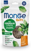 Skanėstas katėms Monge Gift Dental, triušiena/pipirmėtė, 0.06 kg