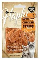 Skanėstas katėms Flamingo Hapki Strips, vištiena, 0.05 kg