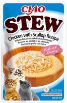 Skanėstas katėms Inaba Ciao Stew, vištiena/šukutės, 0.04 kg