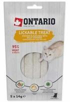 Skanėstas katėms Ontario Lickable Treats Chicken With Multi Vitamins, vištiena, 0.014 kg, 5 vnt.