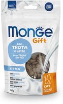 upetakis kg - Skanėstas katėms Monge Gift Kitten, pienas/upėtakis, 0.06 kg - 1 nuotrauka