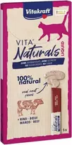 vitakraft kaciu skanestas - Skanėstas katėms Vitakraft Naturals Liquid, jautiena, 0.075 kg, 5 vnt. - 2 nuotrauka