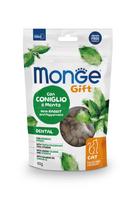 monge triusiena - Skanėstas katėms Monge Gift Dental, triušiena/pipirmėtė, 0.06 kg - 2 nuotrauka