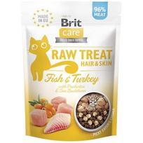 liofilizuoti - Skanėstas katėms Brit Raw Treat Hair & Skin, žuvis/kalakutiena, 0.04 kg - 3 nuotrauka