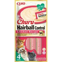 vistiena - Skanėstas katėms Ciao Churu Hairball Controll, vištiena, 0.014 kg, 4 vnt. - 6 nuotrauka