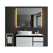 vonia 100x70 - Veidrodis Vinchome Navarre, su apšvietimu, kabinamas, 100 cm x 70 cm, WiFi, Bluetooth - 2 nuotrauka