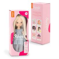 minksta lele - SWEET SISTERS lėlė Mia, šviesiai mėlyna (Light Blue), 32 cm, SS01-01 - 2 nuotrauka