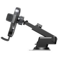 joyroom holder - Joyroom JR-OK6 automobilinis telefono laikiklis ant prietaisų skydelio, Juodas (Black) - 10 nuotrauka