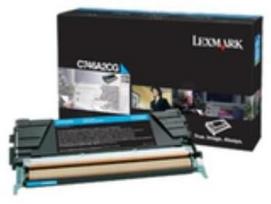 Lexmark C746A3CG Cartridge, Cyan, 7000 pages