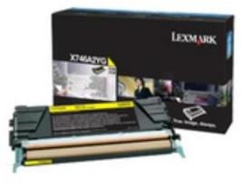 Lexmark X746A3YG Cartridge, Geltona, 7000 pages