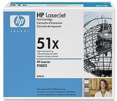 TONER JUODAS 51X /LJP3005 13K/Q7551XC HP