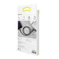 8 pin kabelis - Baseus CALKLF-A19 Black/ Red - 1 nuotrauka