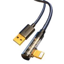 usb laidas kampinis - Joyroom S-UL012A6 2.4A 1.2m Black - 8 nuotrauka